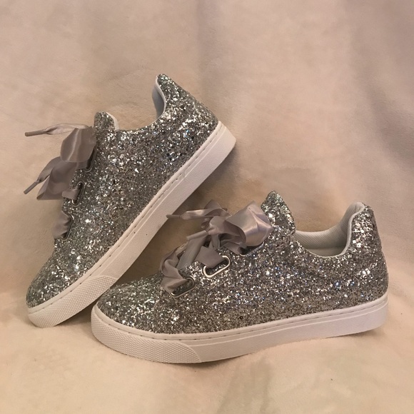 Forever Link | Shoes | Glitter Sneakers | Poshmark